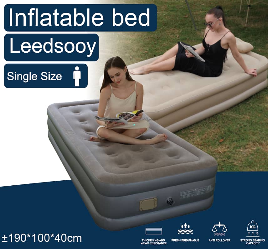 🛏️ Lit Gonflable Leedsooy - Single Size