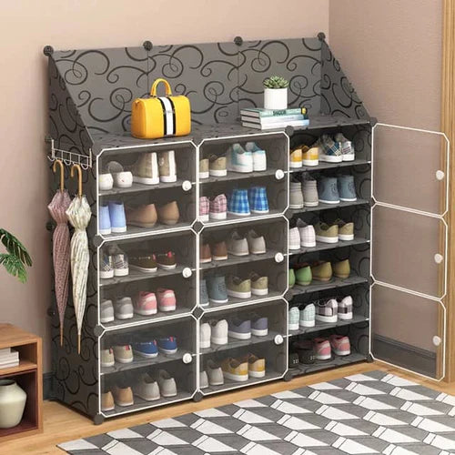 🧱 Armoire à Chaussures Modulaire – Rangement Spacieux, Design Malin !