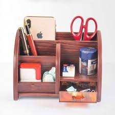 ORGANISATEUR DE BUREAU EN BOIS