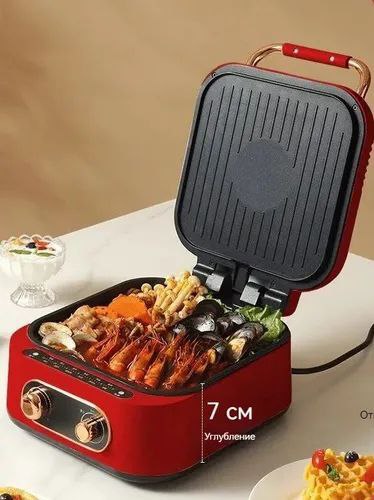 Cuiseur & Poêle Électrique Multifonctionnel – Cuisinez Tout en Un !