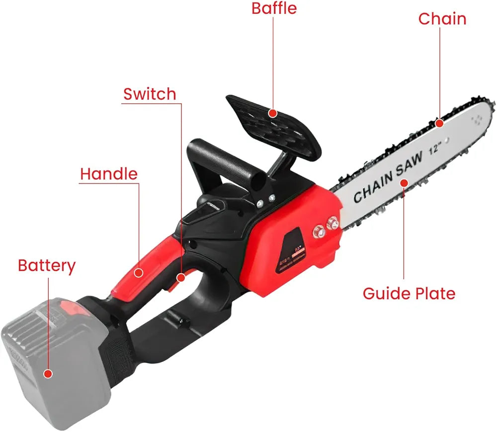 🔥 TRONÇONNEUSE ÉLECTRIQUE PORTABLE – PUISSANTE, LÉGÈRE ET ULTRA-PRATIQUE !