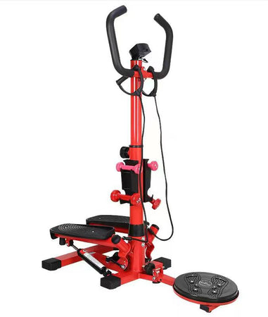Stepper multifonctions avec élastiques – La machine idéale pour un corps en pleine forme ( Idéale pour les diabétiques, hypertendues et même les femmes enceintes )