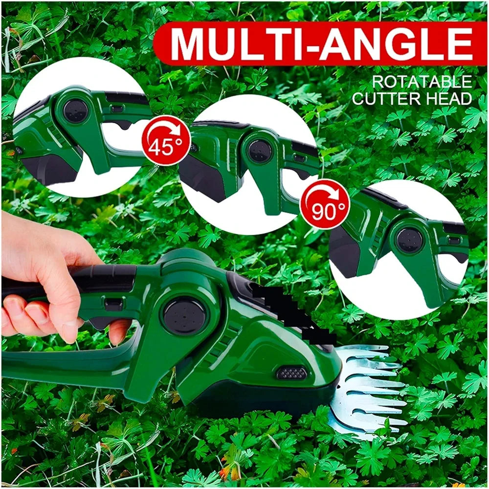 🌿 TAILLE-HAIE &amp; COUPE-HERBE ÉLECTRIQUE 2-EN-1 – 24V | PUISSANT, PRÉCIS ET SANS FIL